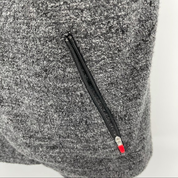 Eileen Fisher Asymmetric Zip Hoodie Size L Gray - Picture 9 of 14